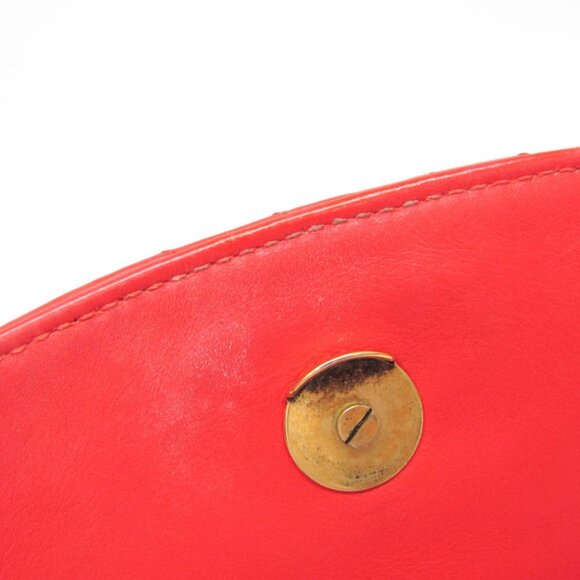 BALENCIAGA Red Leather Shoulder Bag - Picture 15 of 16